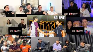 Haikyuu Season 03 Episode 01 | Reaction Mashup
