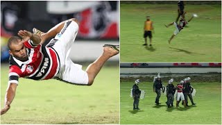 Fan Invades Pitch To Show Goalkeeper How To Save Shots