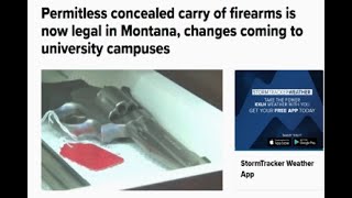 Montana too passes Permitless Carry, signed by governor - Feb, 2021