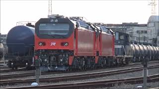 2026年1月21日台湾鉄路E500型甲種輸送　川崎貨物駅　神奈川臨海鉄道機関車による入換作業