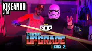 KIKEANDO with INDIOMAR | VLOG - With Indiomar in his studio listening to his album "UPGRADE" Level 2
