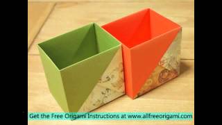 origami box paper