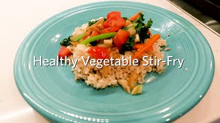 Healthy Vegetable Stir-Fry with Ginger, Garlic and Chia Seeds