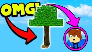BIGGEST TREE FARM EVER IN MINECRAFT !? (Minecraft Skyblock Trolling - Episode 2)