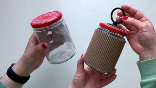 Simple DIY Glass Jar Recycling