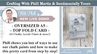 New Live Demo - Elegant Oversized A5 Portrait Card