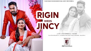 RIGIN weds JINCY - WEDDING CEREMONY | St. Andrews Marthoma Church, Pariyaram, Mallapally - LIVE