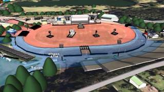 AC/DC Concert Map - Western Springs Stadium - 15 December 2015