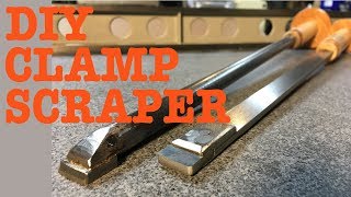 Home made clamping style metal scraper DIY with surprise footage