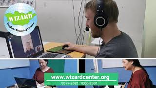 Online live classes at Wizard English Training Center
