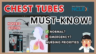Daily Dose of Nursing: Chest Tube Must-Know Facts | NCLEX High-Yield Quick Review!