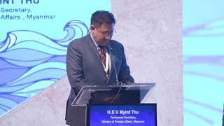 U Myint Thu at 3rd Indian Ocean Conference - IOC 2018