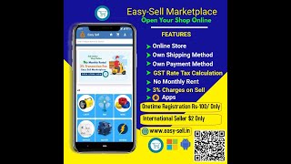 Easy Sell Marketplace Store Setup from Mobile (www.easy-sell.in)