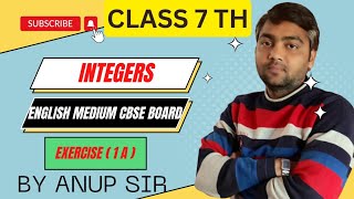 INTEGERS CLASS 7TH EXERCISE (1A) PART -1 RS AGGARWAL  #matheducation