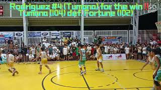 Back to Back Winning Shot by #4 Rodriguez of Tumana ‼️ Bang, Bang ‼️ Brgy. Tumana, nagwala ‼️