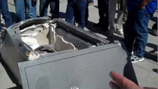 Gun Safe from Box Store  vs. USA built 100 foot drop test