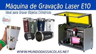 Máquina de Gravação a Laser E10 para Copos e Garrafas Mecolour