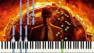 Oppenheimer - Can You Hear The Music (Piano Tutorial) [Synthesia]
