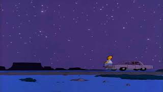 Homer staring at the stars 1h Lofi ambience
