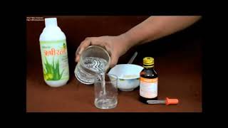 Demo of aloe Vera juice