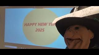 A MKC PUPPETS VIDEO MESSAGE FROM PUPPET GEORGE LEADON AGAIN AND NOW ABOUT THE NEW YEAR 🎊 2025