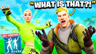I Trolled Him With NEW "Last Forever" Emote... (Fortnite)