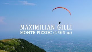 Maximilian Gilli - Lancio con il parapendio dal Monte Pizzoc  - Manuele De Marco