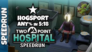 Hogsport Any% in 5:18 | Two Point Hospital Speedrun