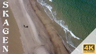 Northernmost Tip of Denmark - Grenen in Skagen Where Skagerrak and Kattegat Meet