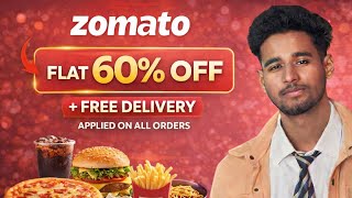 🍕 Zomato Coupon Code Today 2026 💥 Get 60% OFF Instantly 🔥 100% Working Promo Code 🎉