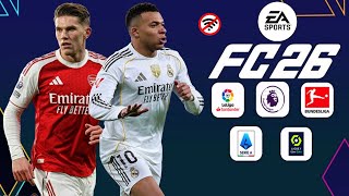 FIFA 14 MOBILE MOD EA SPORTS FC 26 ANDROID OFFLINE UPDATE KITS 2025/26 REAL FACES LATEST TRANSFERS