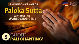 Paloka Sutta | What is Happening to the World? | Chant in Pali | Guided Chanting by Buddhist Monks