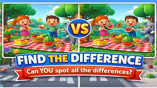 Kids Observation Game 👀 | Find the Difference | Brain Training | fun for kids