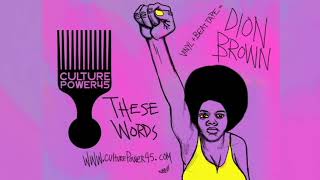 Dion Brown - THESE WORDS Limited Vinyl 7inch + Cassette [CP45JOE201]  Promo 2