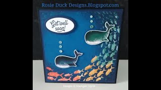 Whale of a Time Card - Get Well Card
