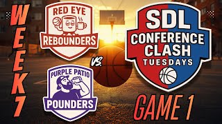 PURPLE PATIO POUNDERS VS RED EYE REBOUNDERS - Week 7 - SDL