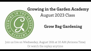 Grow Bag Gardening