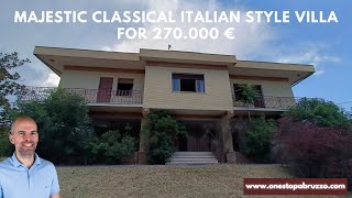 Charming Italian Villa Tour | Classical Elegance near Guardiagrele - Explore Every Floor