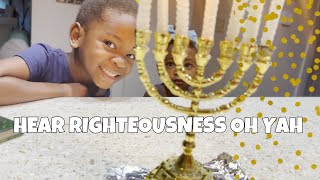 Hear Righteousness Oh Yah Psalm 17 Song  🎵  | YAHUAH Set Apart Kids | YAHWEH Music for Sabbath Kids