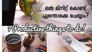 7 Things to do in ONE Minute! | #productivity #oneminutechallenge #howtobeproductive #penthoughts