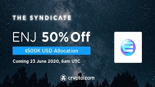 Taking Part In The Syndicate LIVE - Enjin Coin On Sale