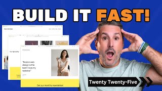 Creating a WordPress Agency Website with Twenty Twenty-Five 🚀