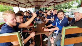 Und ab geht's zur Meisterfeier !