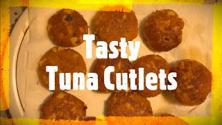 TASTY  CANNED TUNA FISH CUTLETS