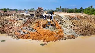 The power of Komatsu D60 — smooth, precise, and unstoppable!