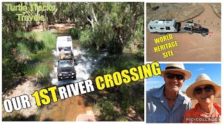 Our 1st RIVER CROSSING with our JAYCO CARAVAN/World Heritage Site /Outback Queensland (28)