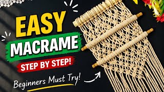 Join Now 🔴 Easy Macrame Pattern LIVE |Beginner Friendly Step by Step