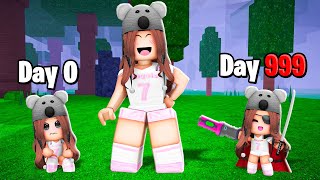 I Turned BABY ANGEL Into A PRO in 99 Nights in the Forest!