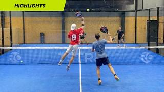 Playing Left Side Without A Smash | Padel Match Highlights Level 3+ | The Padel Guy