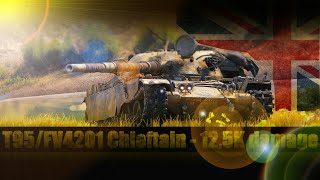 -------------:::::How to play #T95/FV4201 #Chieftain  12,5K damage :::::--------------WORLD OF TANKS